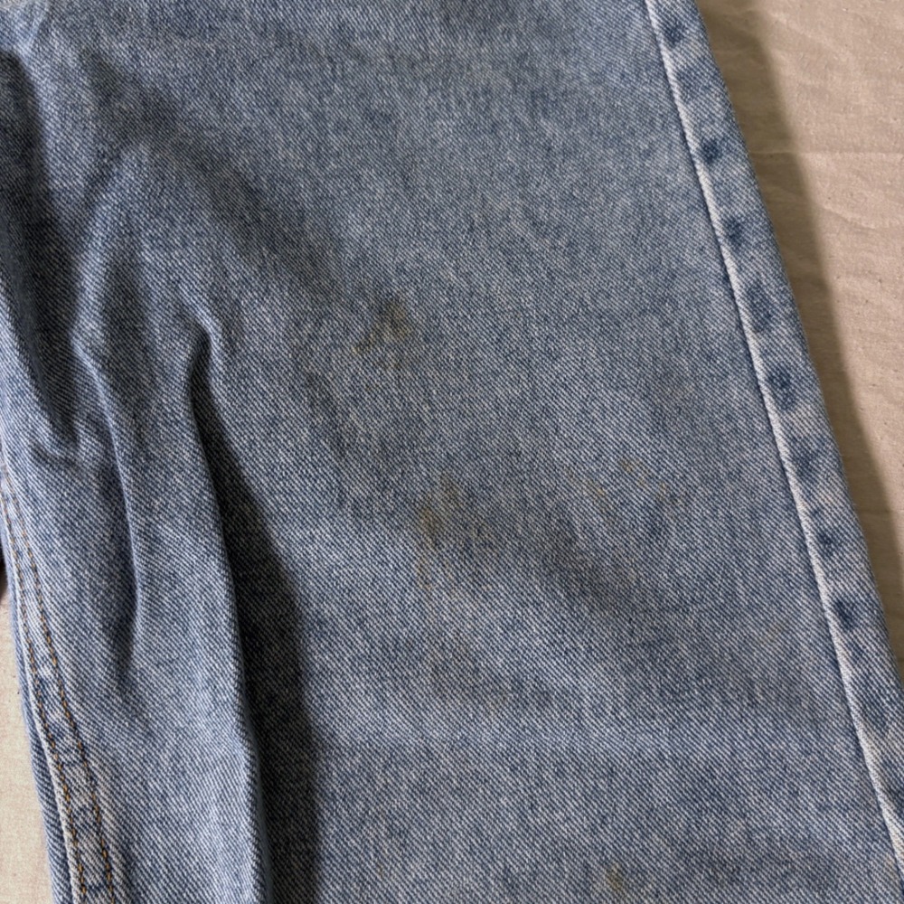 Arizona Jean Co Relaxed Light Wash Straight Leg Denim Jeans Mens 25x29 Vintage - Picture 7 of 8